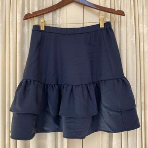 J Crew Ruffled Mini Skirt